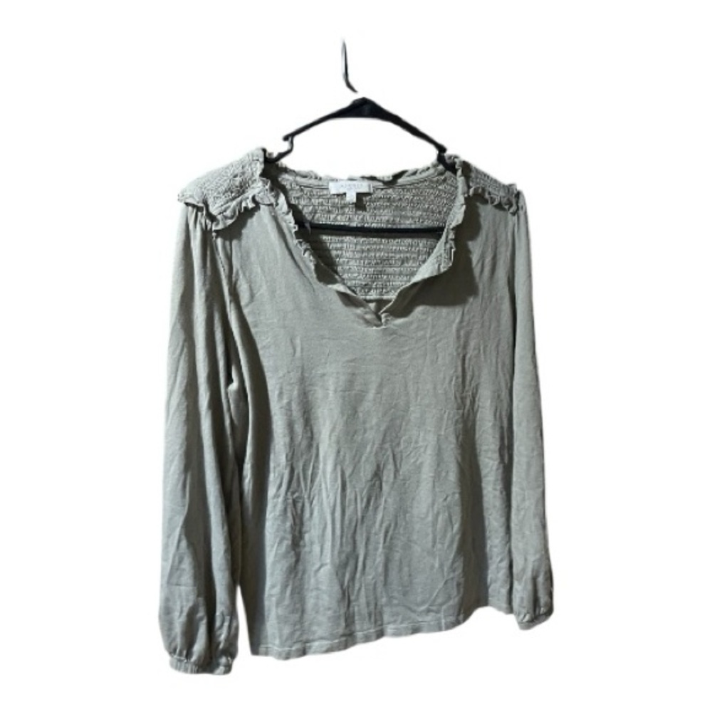 Angels Long Sleeve Ruffled Blouse - Picture 2 of 7